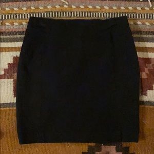 Banana Republic Black Jean Skirt